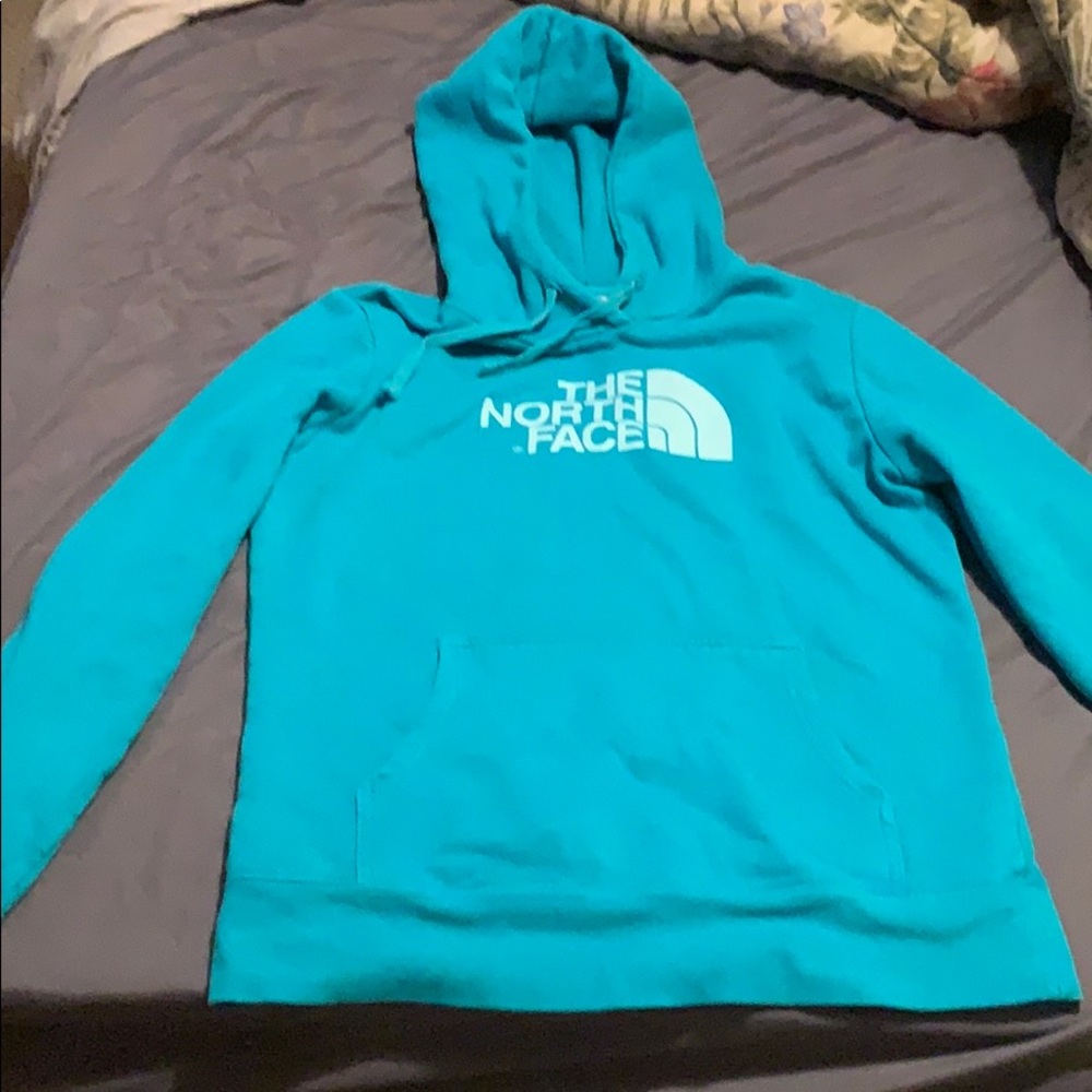 Teal Northface Hoodie